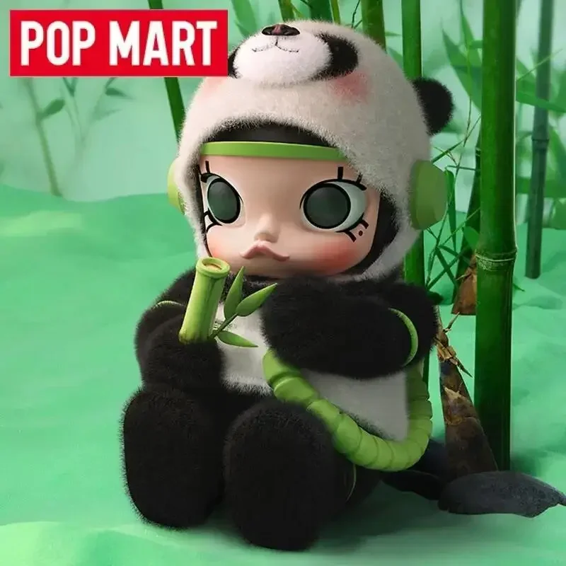 POP MART Mega Space Molly 400% Serie Panda Caja Sorpresa de Moda Juguetes Caja Misteriosa Figura de Acción Linda Modelo Sorpresa Cumpleaños