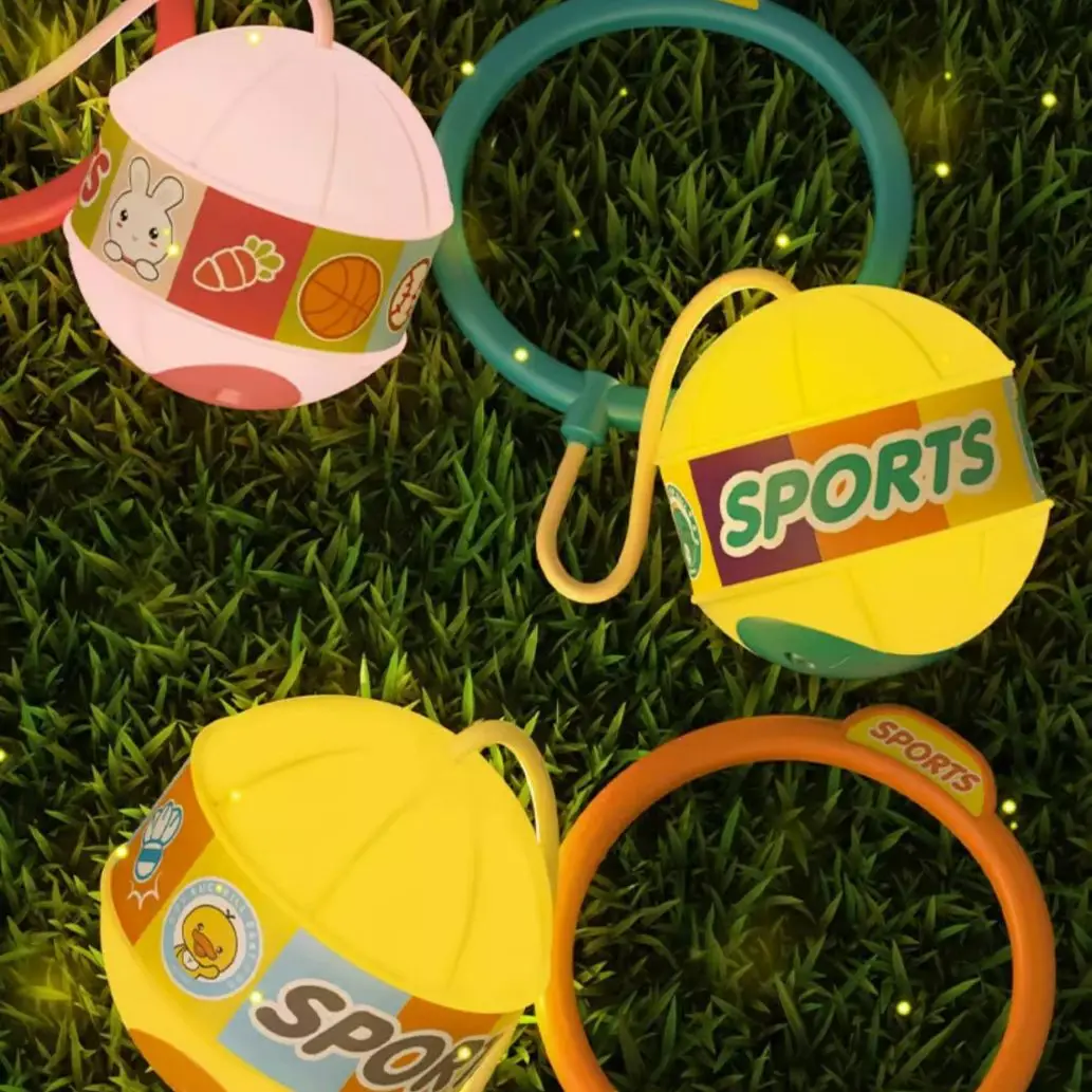 Kinder überspringen Ball LED blinkt Springseil Bälle Spaß Spiele im Freien Sport Spielzeug Kits stimulierende Koordinationsfähigkeiten für Kinder