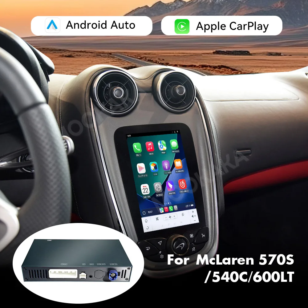 Carplay For McLaren 570S 540C 600LT 720 765LT GT P1 12C 650S 625C 675LT Car Accessories Android Auto Airplay Mirror Link
