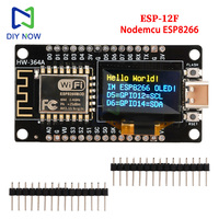 NodeMCU ESP8266 Development Board CH340G ESP-12F WiFi Module TYPE-C USB For Arduino/Micropython With 0.96 Inch OLED Display