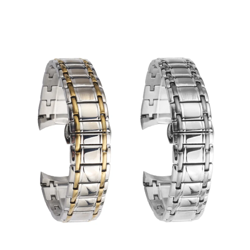 Stainless steel strap curved bracelet 22mm For CITIZEN NH8290 8294 8200 Curved Steel band Watch Chain Men metal strap butterfly