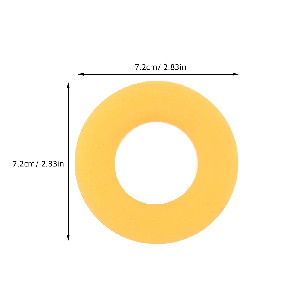 

Plastic Saxophone Mute for Alto Tenor Yellow Professional Reduces Noise Overtones Easy Practical Accessories Musical Instrument