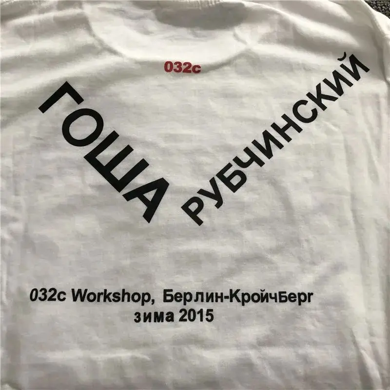 Gosha Building Long Sleeve Youth Hotel Russian 032c HD Digital Print Loose Tide Brand  Women  Long Sleeve T-shirt Clothing