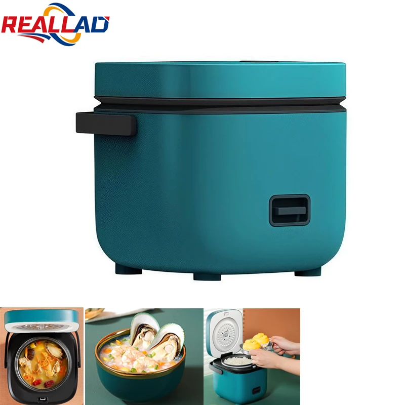 

New Mini Rice Cooker Automatic Household Kitchen Electric Cooking Machine 1-2 People Food Warmer Steamer 1.2L Small Rice Cooker