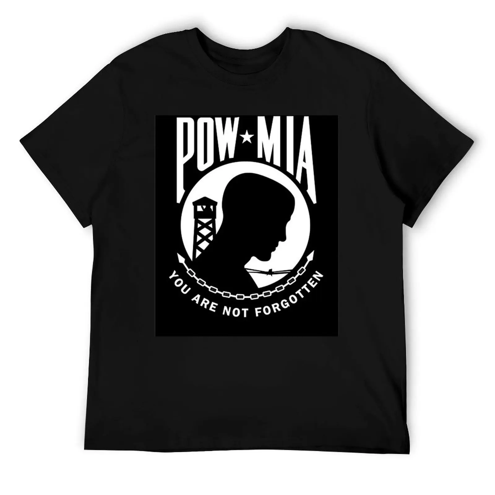 

Футболка POW MIA, мужские футболки, хлопковые мужские футболки с рисунком, мужская футболка, летняя футболка