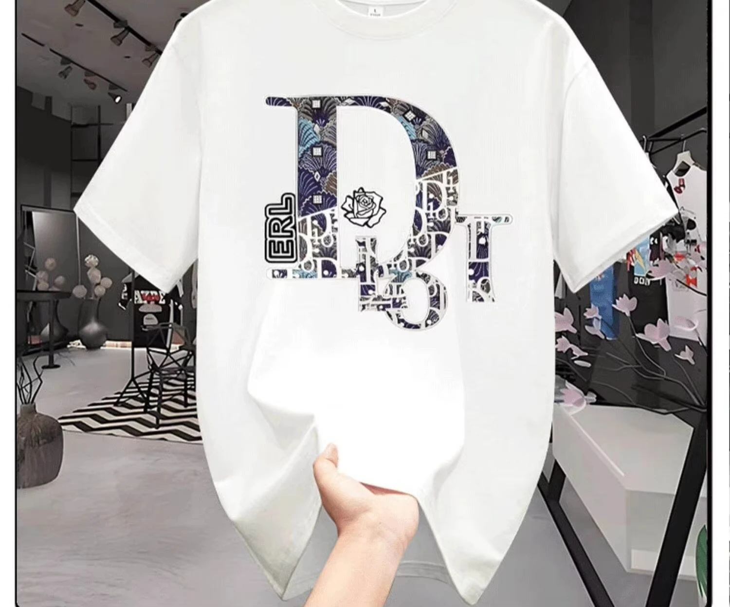 

26 модных брендовых футболок унисекс класса люкс с коротким рукавом, летние, с американским принтом, круглым вырезом, дышащие, с полурукавом