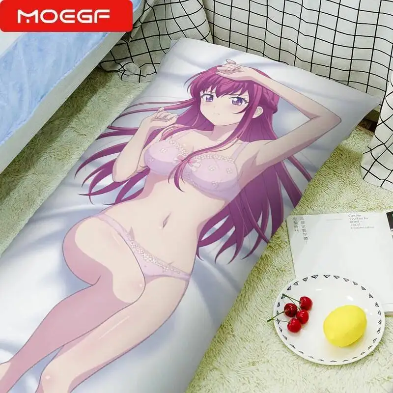 أنيمي Dakimakura المخدة مقهى شرفة وآلهةها Akane Hououji شخصية كيس وسادة 50X160cm #3