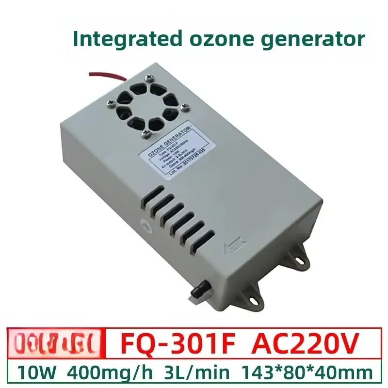 FQ-301F Ozone Generator Module with Air Pump Fan Cooling for Disinfection Machine Integration Compact Design Efficient