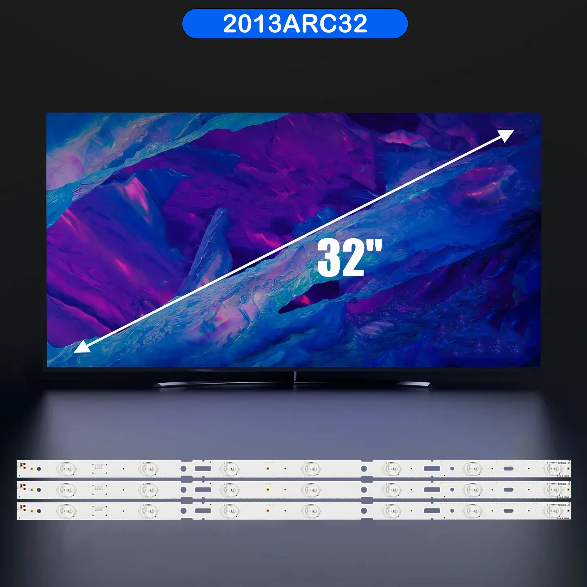 

Лента светодиодной подсветки для 32VLE5500BG 32VLE5504BG 32VLE5506BG 32VLE555BG 32VLE565BG 32VLE595BG G32L5521-4B G32L-6532-4B 32CLE5407S