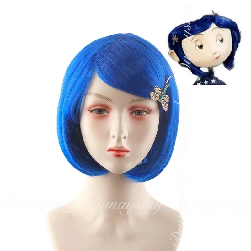 ชุดคอสเพลย์คอรัลไลน์ DY20Coraline Y La Puerta Secreta ภาพยนตร์ Coraline และ "พ่อแม่ของเธอ" พร้อมครอบครัว ชุดคอสเพลย์อนิเมะครบชุด