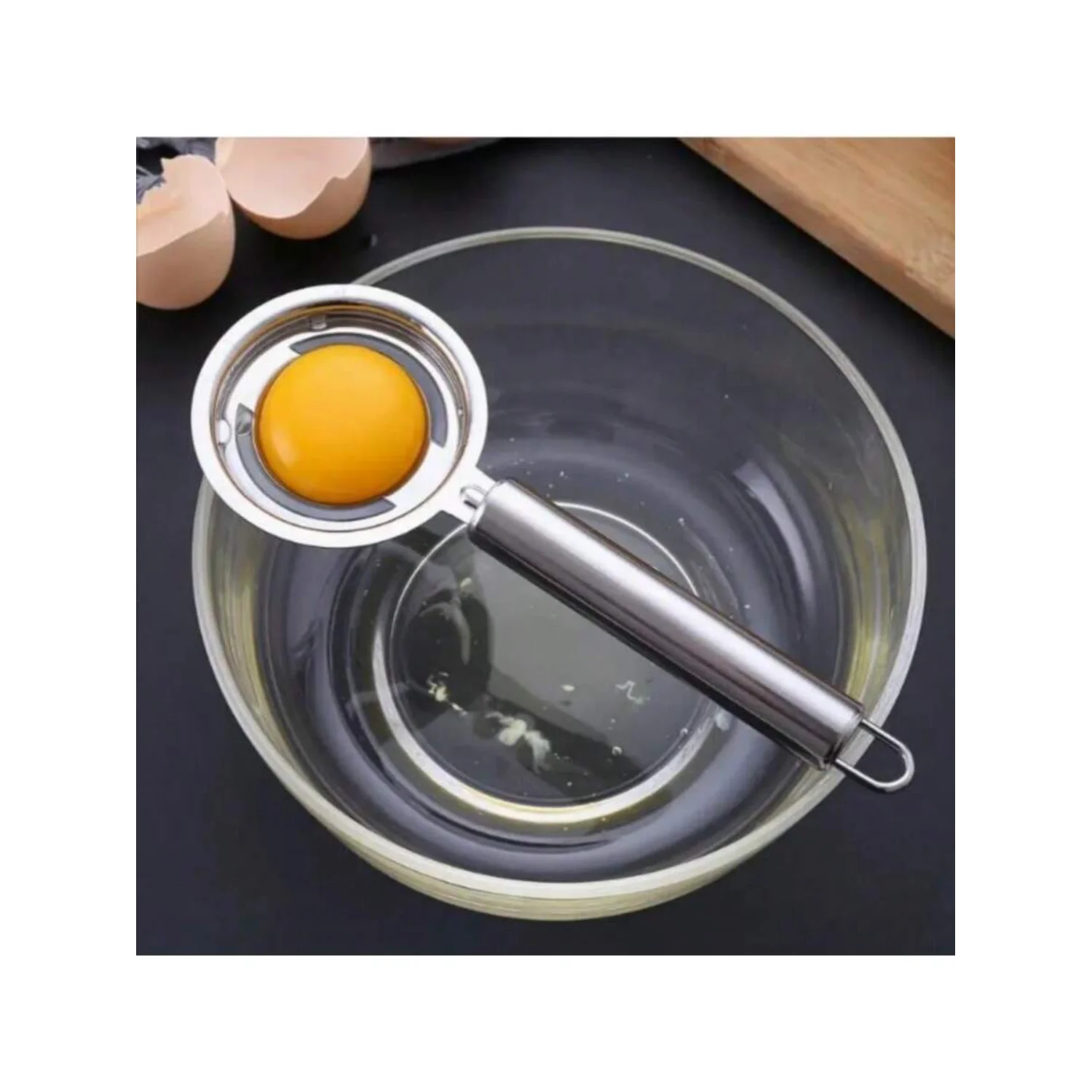 เครื่องแยกไข่ขาวสแตนเลส - เครื่องกรองที่รวดเร็ว ทนทาน ไม่ต้องห้ามสําหรับการทําอาหารและการอบอย่างดี