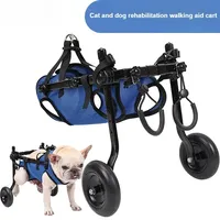 Adjustable Dog Wheelchair Hind Limb Disabled Pet Cat Dogs Mobility Aid Trolley Legs Rehabilitation Light Pet Walk Tools