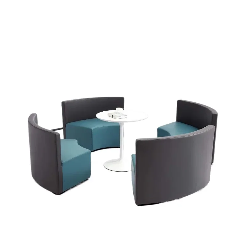 Office Reception Sofa Set Combination Office Sofa Hotel Public Area Modern Living Room Sofa