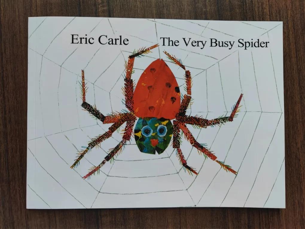 The Very Busy Spider Early Educational English Picture Short Story Book For Baby Kids Bedtime Reading