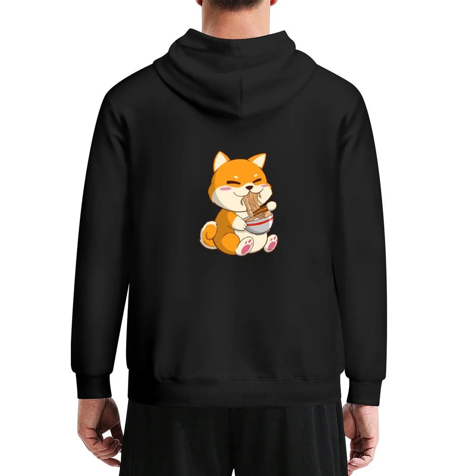 

Shiba Noodles Hoodie mens clothing autumn new products clothes for men men's sweat-shirt set mens hoodies