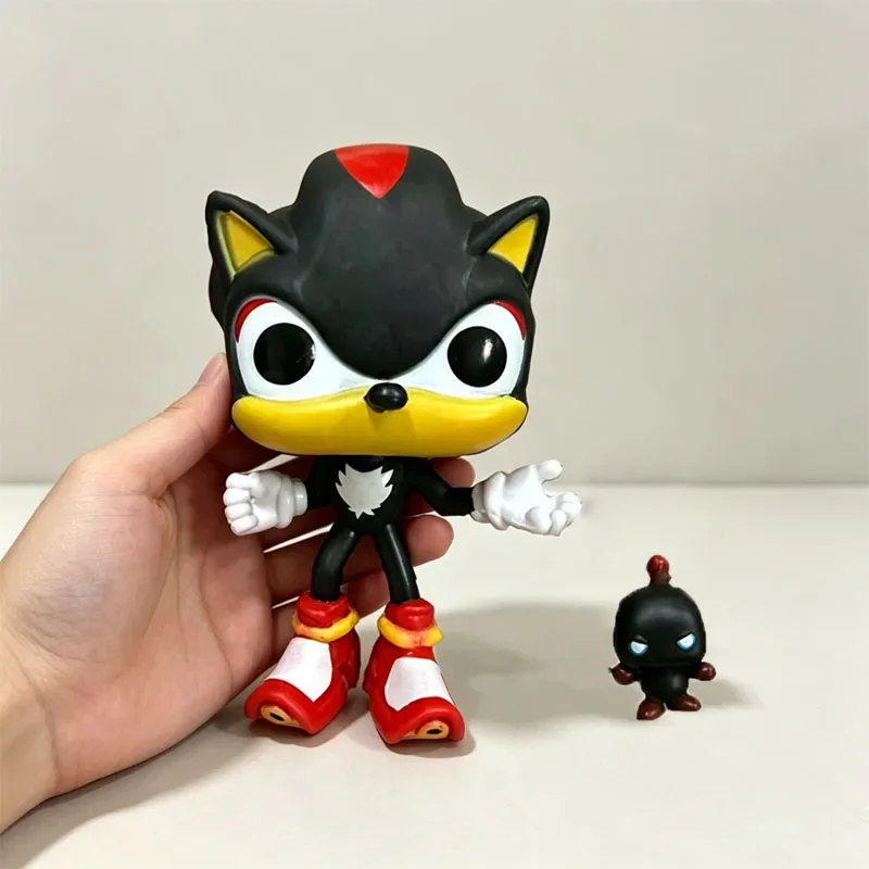 Niedliche Igel-Spielcharakter-Vinylfigur, Sammlerstück, Tischdekoration, Geschenk für junge Spielfans und Hobbyliebhaber – Detail 4