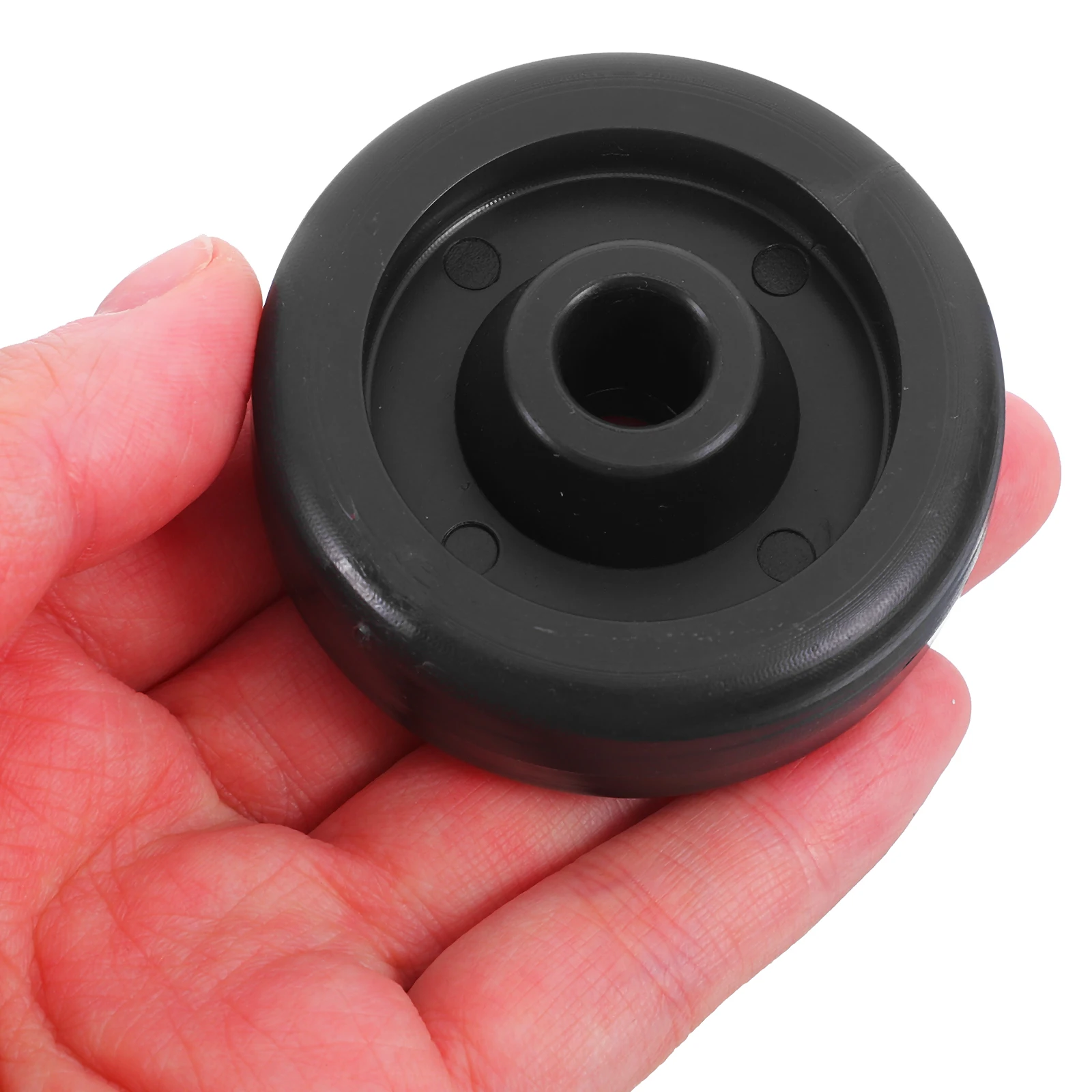 

4pcs Roller Wheel Replacement For Fitness Equipment Universal Wheels Gym Treadmill Bike Accessories Black Durable Long-Lasting