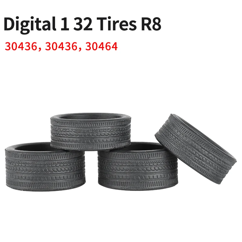 Slot Car Tire Carrera Digital 1 32 1/32 Tires R8 30436 30464