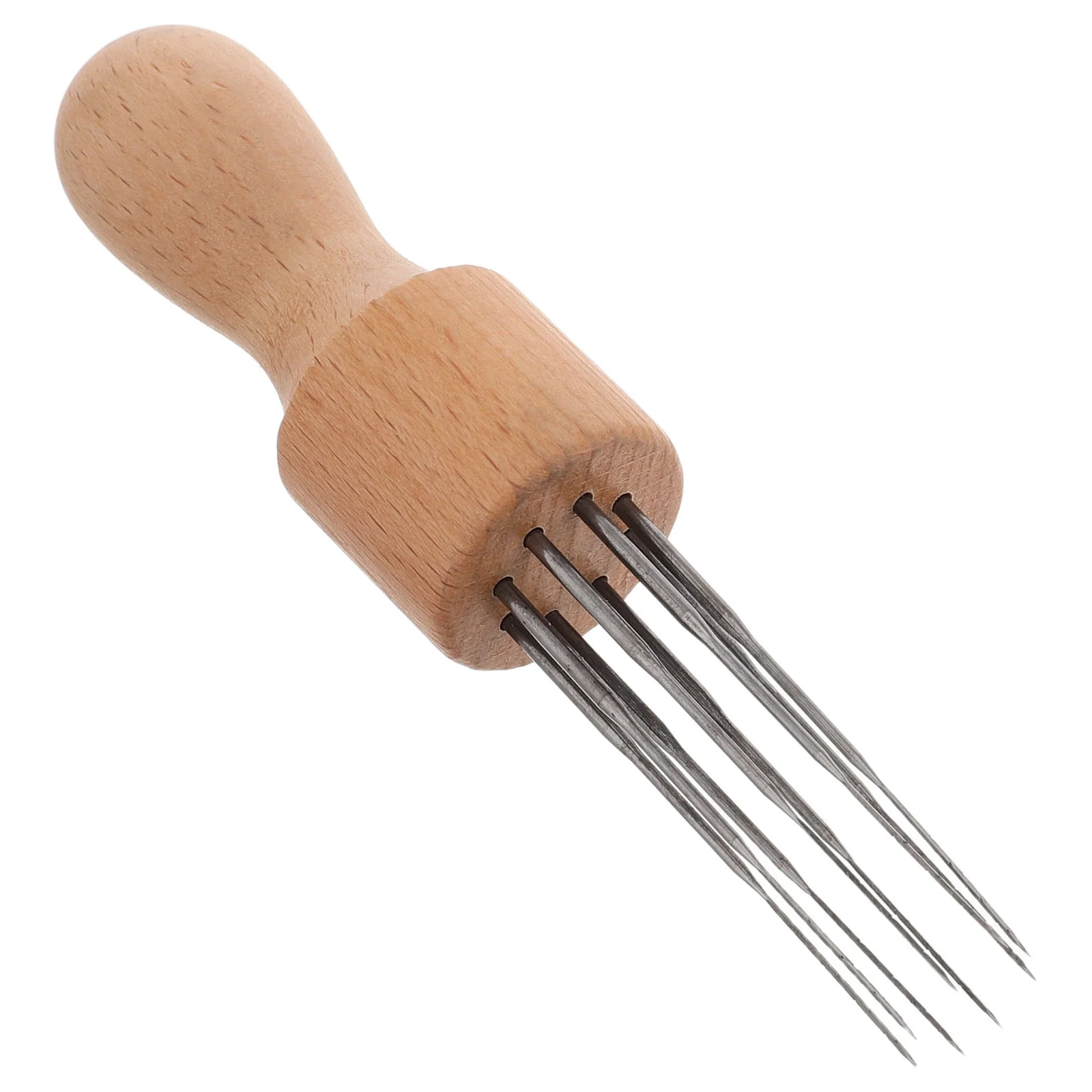 

Hand Stamped Wooden Handle Felting Supplies Tool Needle Kit Poking DIY Work Dry Needling Needles