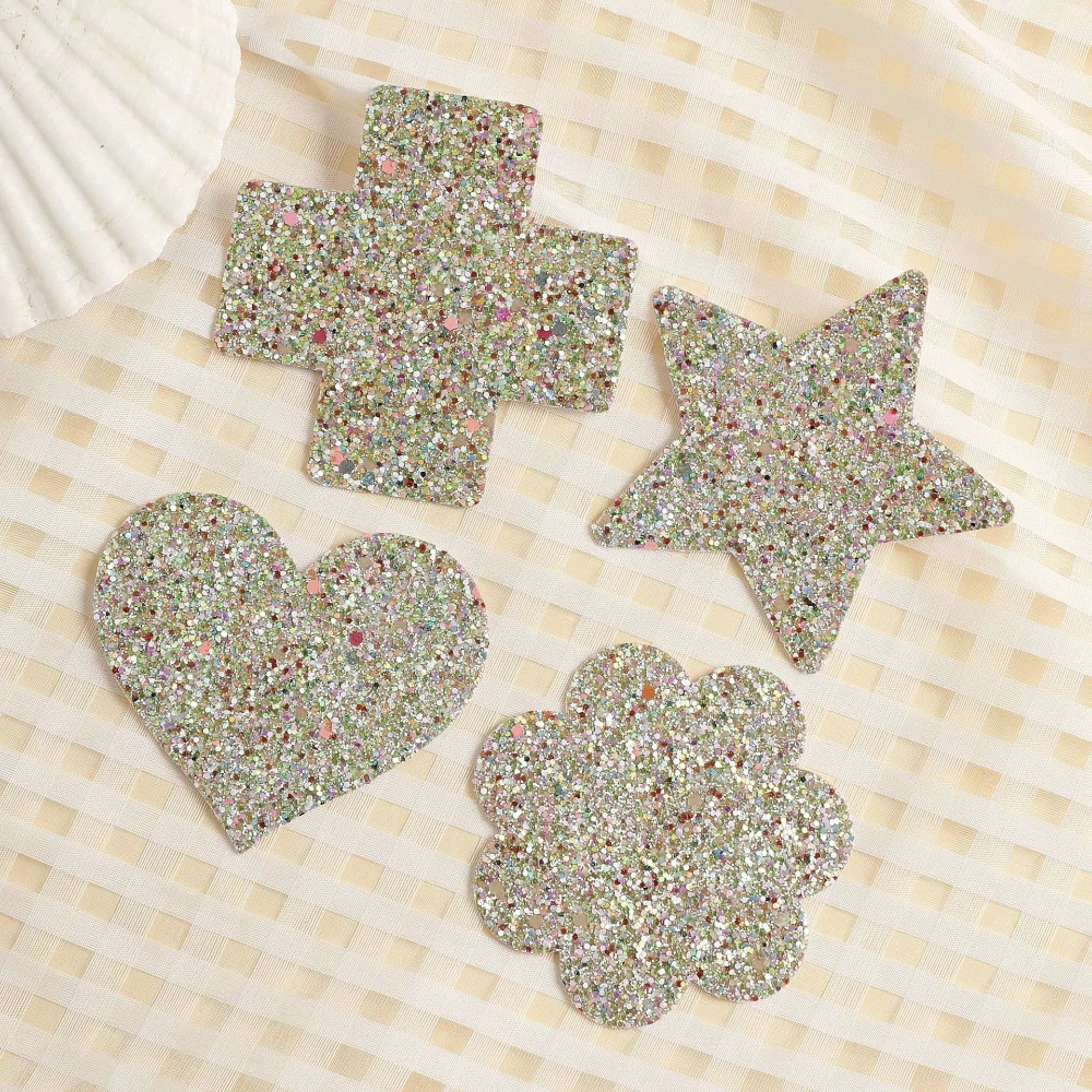 Sexy Nipple Pasties Invisible Disposable Breast Patch Clover Luminous Glitter Breast Lift Tape Chest Stickers Bara Nipple Covers