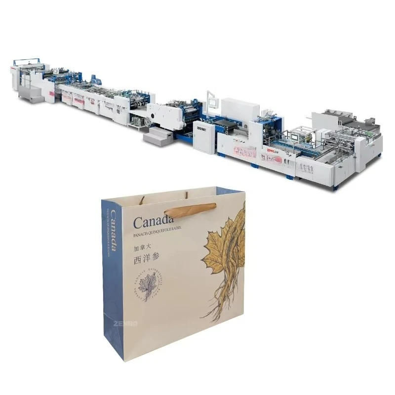 Paper Shopping Bag Machine Making;paper Bags Manufacturing Machine