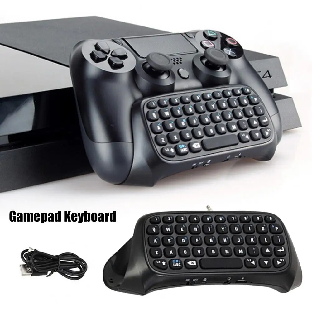 Game Controller Wireless Keyboard V3.0 Bluetooth Detachable USB Gamepad Handle Keyboard for PS4