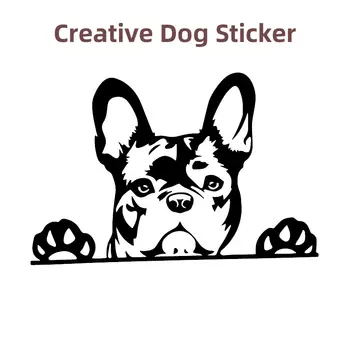 創意汽車貼紙 爪印 法國鬥牛犬 法鬥 惡霸犬 汽車 摩托車 外觀配件 乙烯基貼紙 8 最佳銷售 鬥牛犬貼紙 - №7