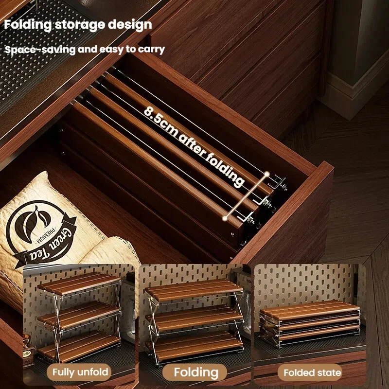 3Tier Foldable Bamboo Desktop - огляд і ціна Tea Coffee Utensils