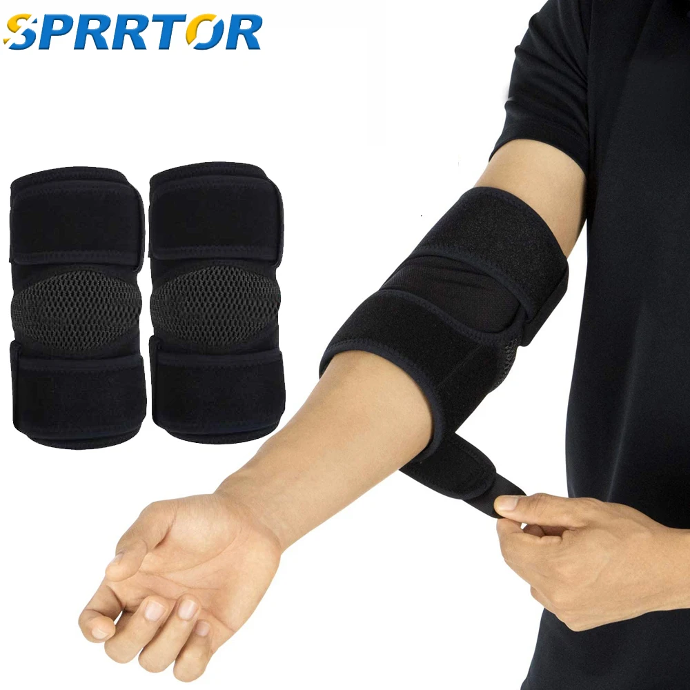 1Pcs Elbow Brace -Tennis Compression Sleeve- Wrap for Golfers,Bursitis,Left or Right Arm -Tendonitis Support Strap for Men&Women
