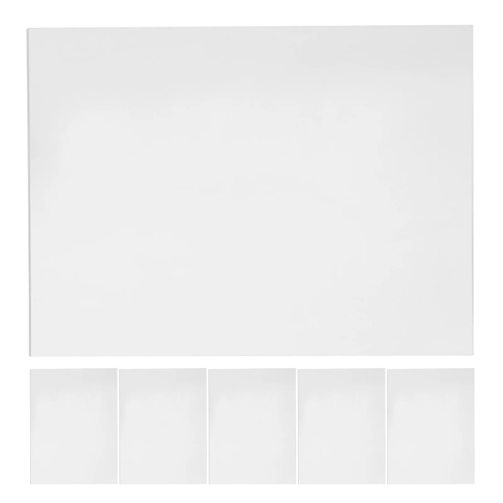 

6Pcs Transparent Acrylic Message Writing Board Clear Memo Note Board Perfect for School Office Home Desktop Supplies