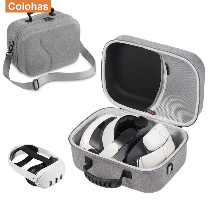 

For Meta Quest 3/2 Portable Carrying Case Compatible with Most Head Strap Storage Bag for Pico 4 PSVR2 HTC Accessories New Cases