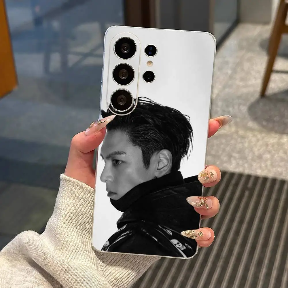 T.O.P Choi Seung Hyun  Phone Case For Samsung S25,S24,S21,S22,S23,S30,Ultra,S20,Plus,Fe,Note,10,9,5G Transparent Cover