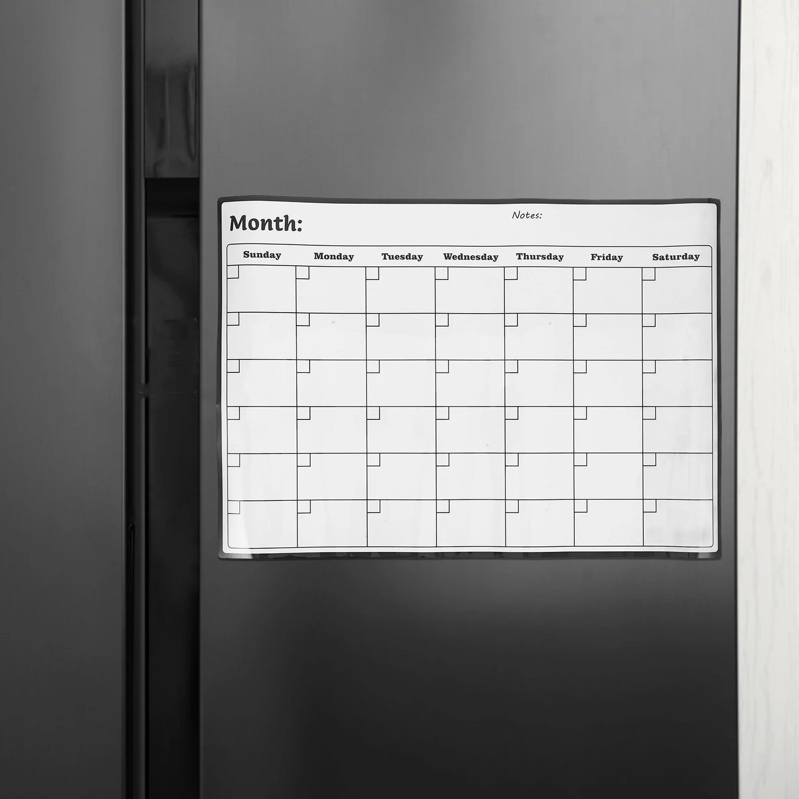 Calendario mensile magnetico cancellabile a secco, grande agenda per lavagna bianca, per frigorifero, organizer per l'home office, calendario cancellabile a secco