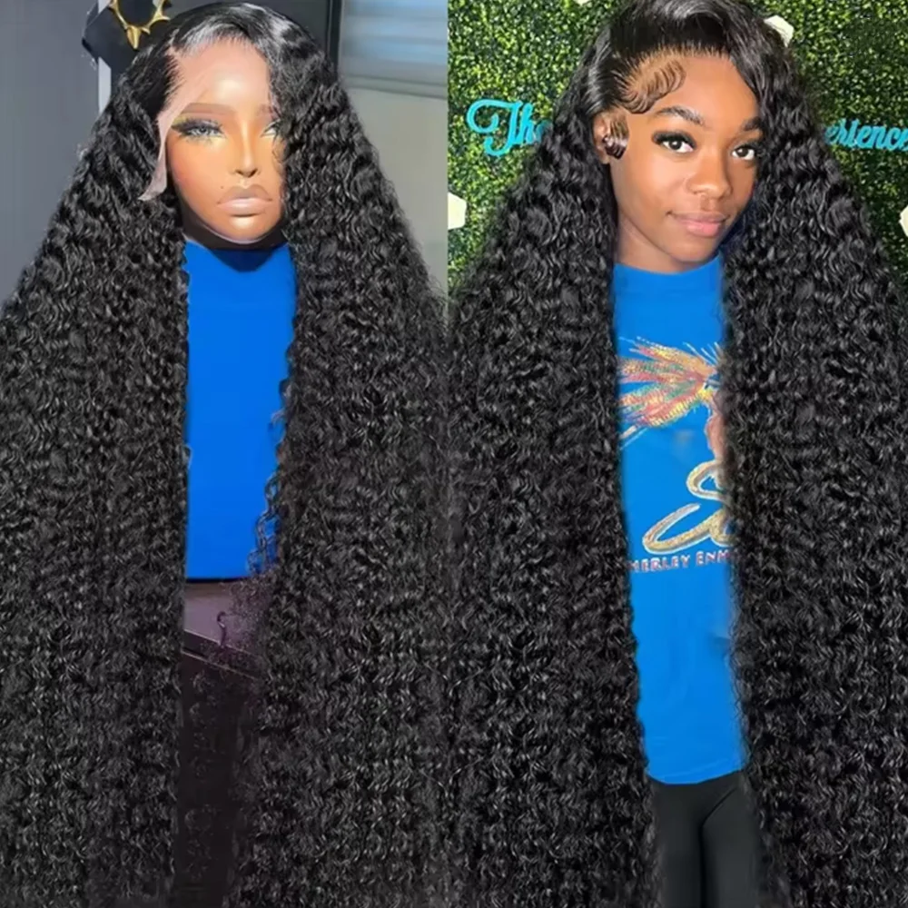 

Парик с глубокой волной 40 дюймов, 13x6 HD, с кружевной передней частью, плотность 220, 7x6, безклеевые парики с кружевной передней частью, волнистые парики из натуральных волос для женщин