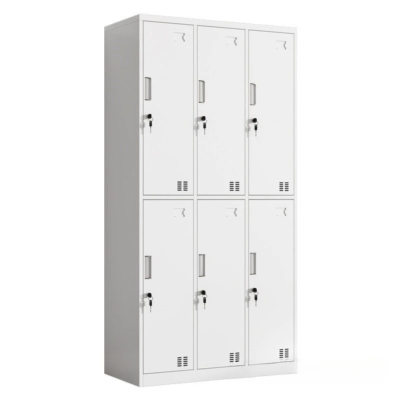 Locker tin locker dormitory six-door storage storage cabinet bathroom changing wardrobe multi-door cupboard shoe cabinet