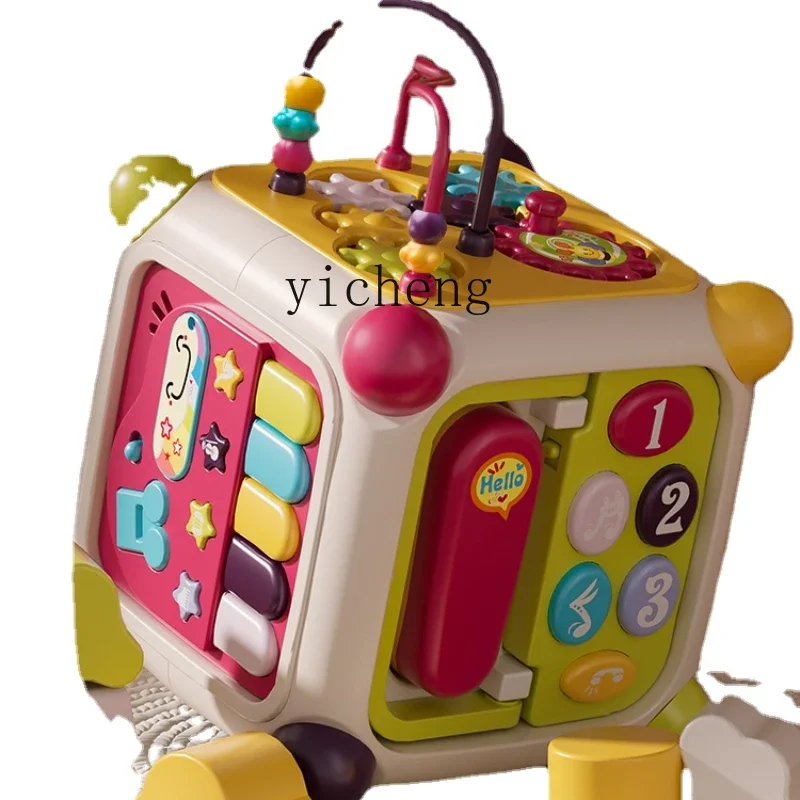 

YY Hexahedron Children's Toys Baby Plug-Le 150.00G-Year-Old Baby Puzzle