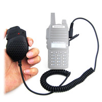 Baofeng Speaker Mic Microphone Dual PTT For Pofung Walkie Talkie UV-82 UV82  Portable CB Radio