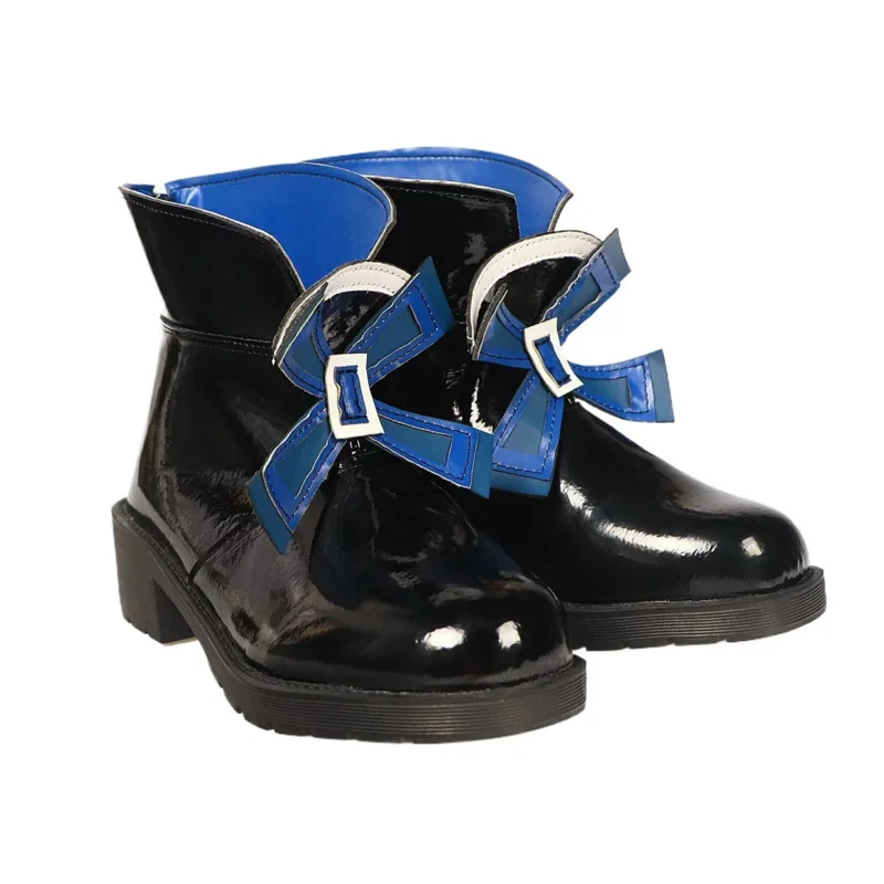 QQ28LQFurina Genshin Impact Fontaine Focalors أحذية تنكرية بكعب عالٍ لملابس النساء