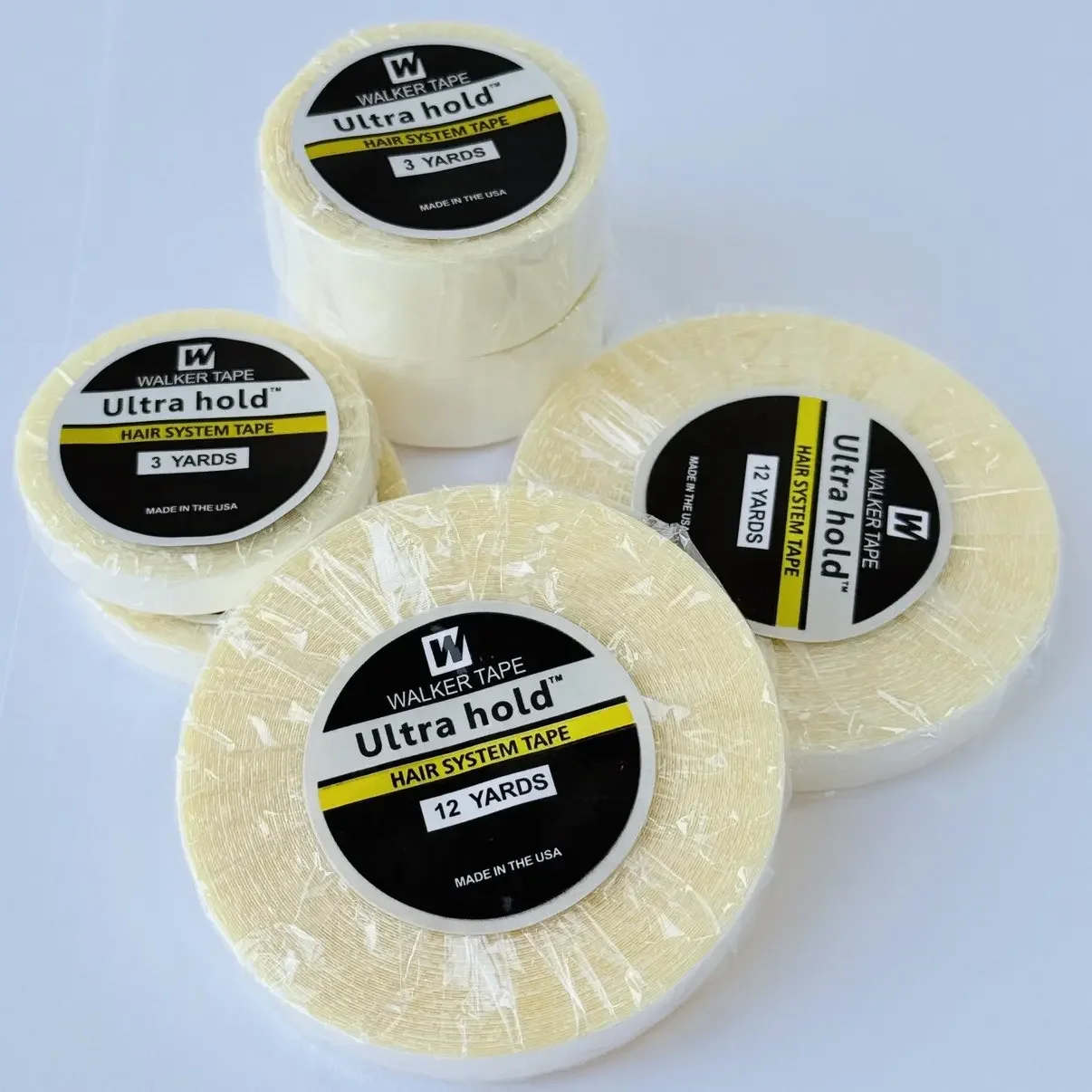 Ultra Hold Toupee Wig White Tape Double Sided Adhesive Tape for Hair Extension Strong Hold Hair System Tape