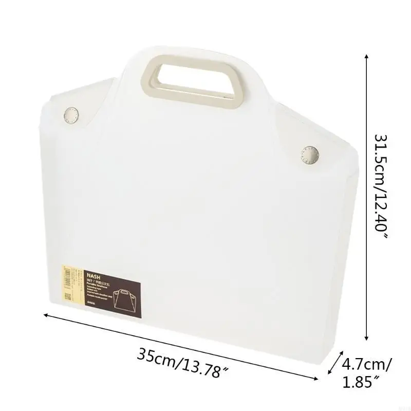 M5TB High Capacity Multi-colored Document Bag Multi-layer Folder Exquisite Waterproof Antifouling Portable Files