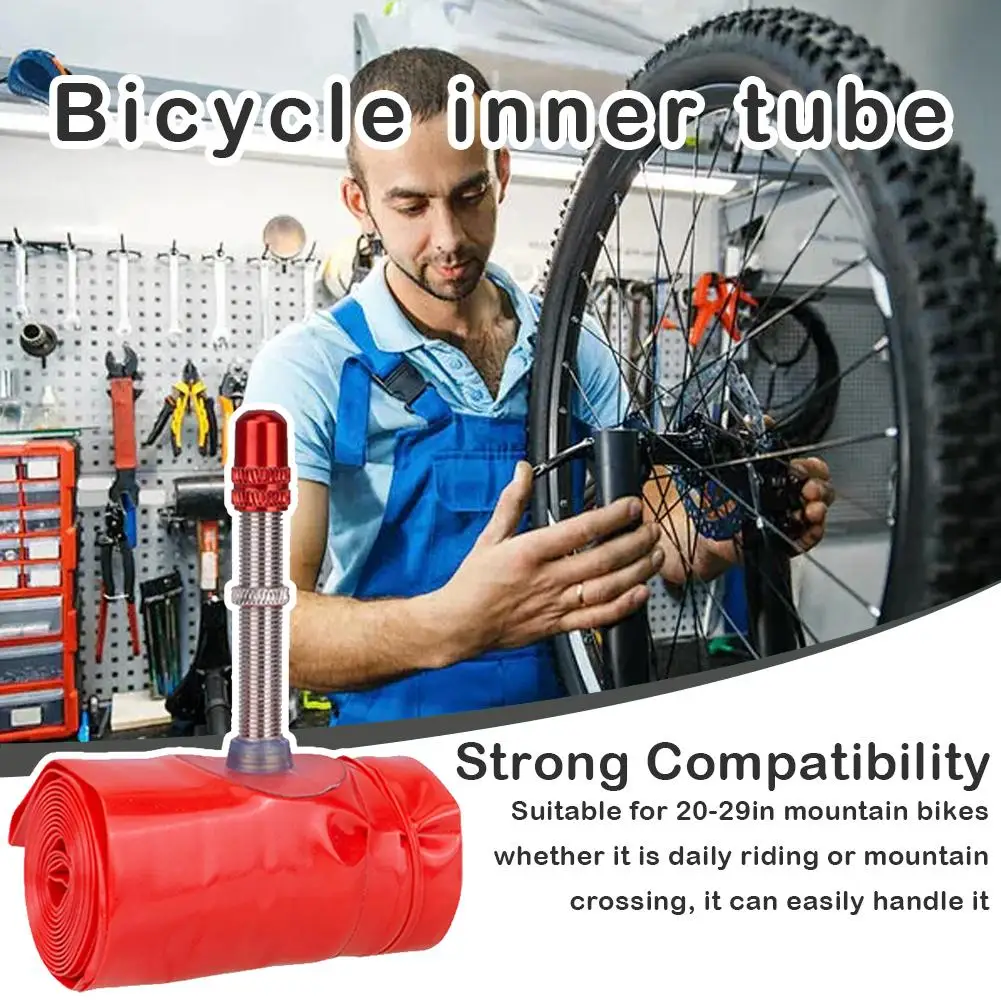 Bicycle TPU Inner Tube Schrader Valve Ultralight MTB 26 27.5 29 1.9 2.6 20 24 2.2 2.3 Durable Mountain Bike Tire