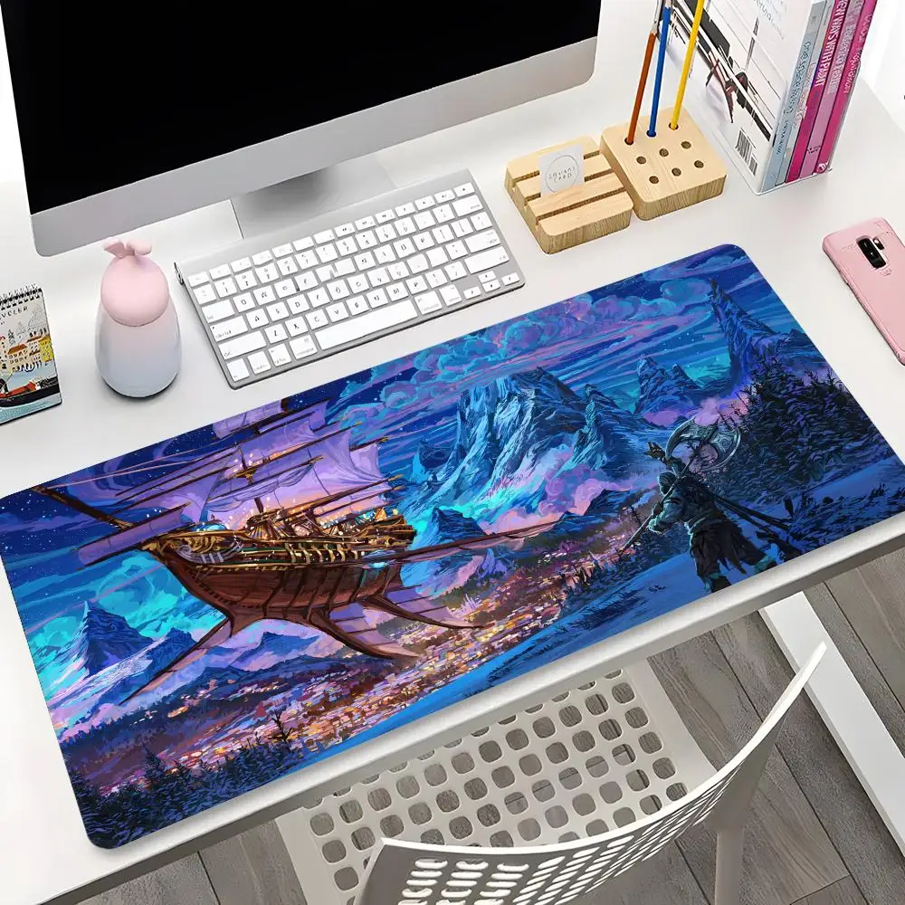 The Legend Of Vox Machina Mouse Pad Gaming Locking Edge Big Computer Valorant Gamer Large Rubber Art Mousepad Laptop Desk Mat