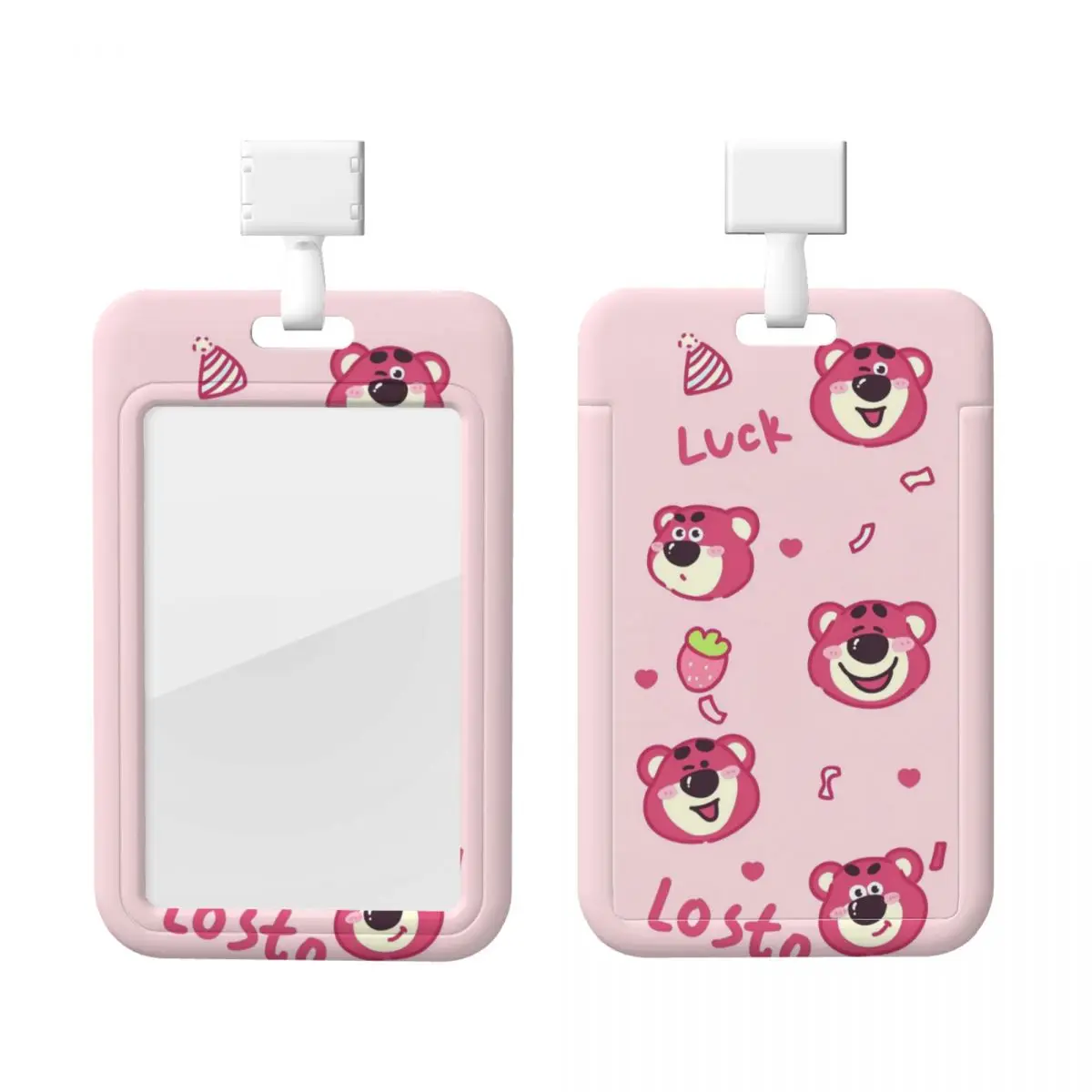 

Custom Neck Lanyard Card Holder Lotso Huggin Card Badge Holder For Subway Bus Card Lanyard Credential Badge Holder Hospitals