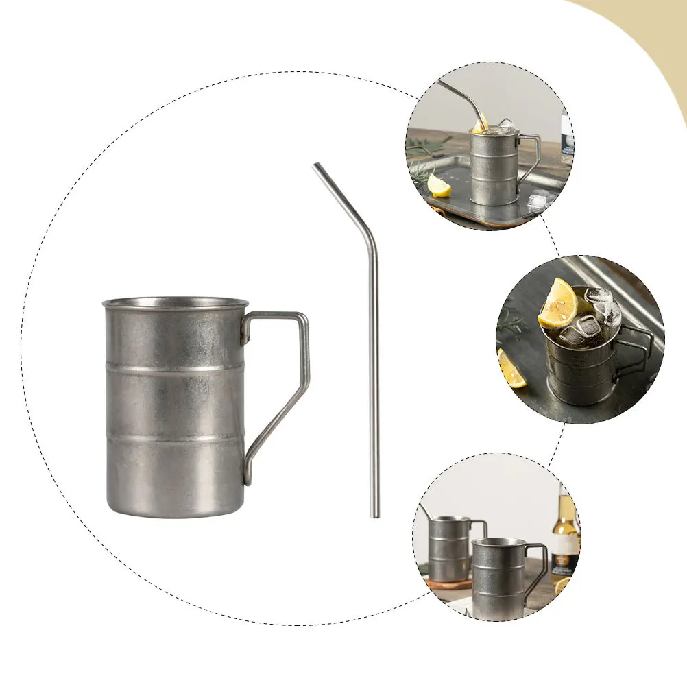 

1 set Stainless Steel Mug 300Ml Smooth Polished Finish Comfortable Grip For Water Juice Coffee Beer Camping Outdoor Travel