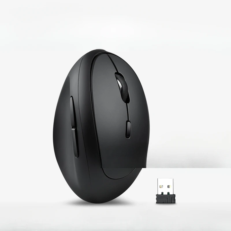 

Vertical Ergonomics Wireless Mouse Battery Office Small Size