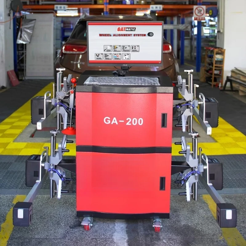 Präzise 3D-Werkstatt-Radausrichtungsmaschine CCD-Radausrichtung für LKW- und Autolift-Radauswuchtgeräte