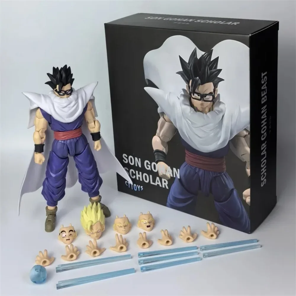 Cttoys S.H.Figuarts Super Saiyan Ultima Gohan Anime Dragon Ball Z Action Figure Figuras Model Collection Gift Desk Ornament Toys