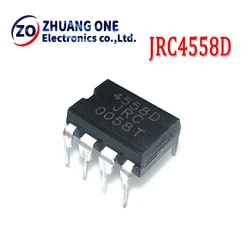 10pcs/lot Brand New & Original 4558D JRC 4558 NJM4558D Dual Operaonal Amplifier DIP8