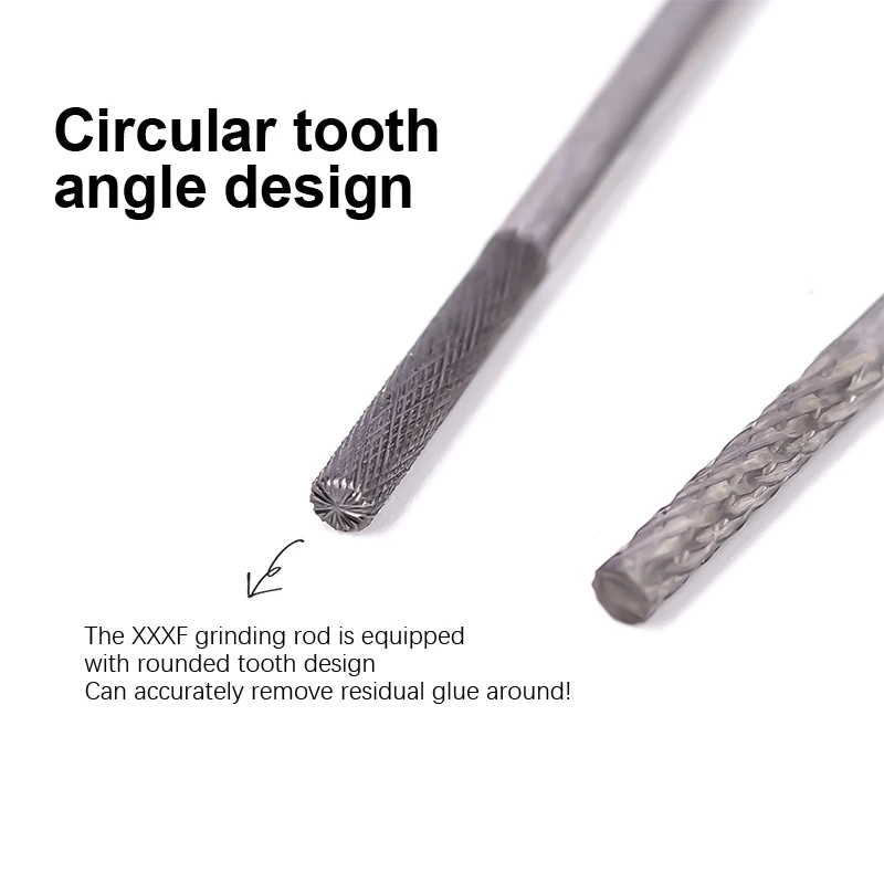 Tungsten Carbide Nail Drill Bits Milling Cutter Electric Manicure Pedicure Machine Accessories for Nail Files