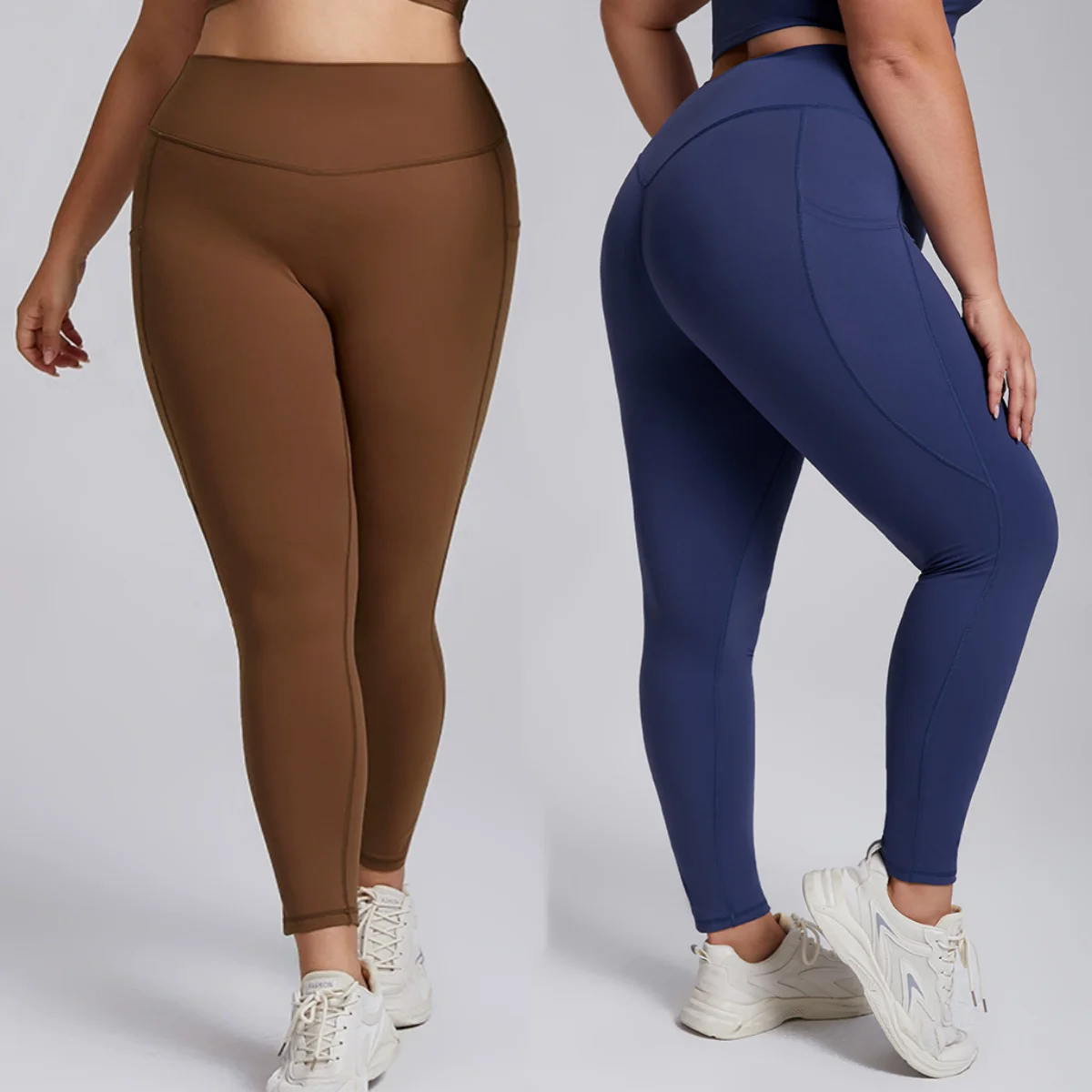 

Plus Size Leggings with Pockets for Women High Waisted Tummy Control Soft Stretchy Yoga Pants for Workout Running leggings 2025
